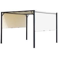 3 X 3m Garden Metal Gazebo Party Canopy Tent Sun Shelter Cover Canopy