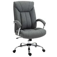 High Back Home Office Chair Computer Desk Chair W/Arm, Swivel Wheels, Grey
