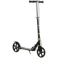 Foldable Kids Toddler Scooter W/Adjustable Height, Brake, Big Wheels - Black