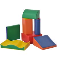 7 Pcs Kids Soft Foam Puzzle Play Blocks Set Learning Toddler Activity Fun Toy3D0-006
