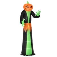 2.7m Inflatable Halloween Pumpkin with Build-in LED for Party Garden Decorations