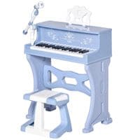 37/32 Key Kids Electronic Keyboard Mini Grand Piano Stool Microphone Musical Toy390-007BU