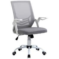 Mesh Home Office Chair Swivel Task Computer Desk Chair W/Lumbar Support, Grey