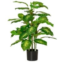 Artificial Evergreen Plant Realistic Fake Tree Potted Home Office D COR 95cm