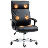 High-Back Vibration Massage Office Chair Executive Office Chair with Armrests