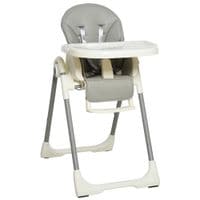 Foldable Baby High Chair/Toddler Chair Height Back Footrest Adjustable
