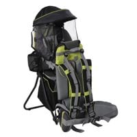 Baby Backpack Carrier for Hiking with Ergonomic Hip Seat Detachable Black