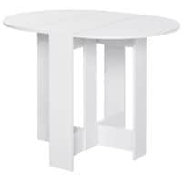 Folding Drop Leaf Dining Table Foldable Dinner Table for Small Kitchen