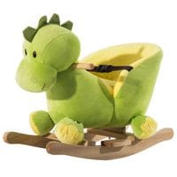 Kids Rocking Horse, Ride-On Horse Toy w/32 Songs, for Ages 18+ Months - Green