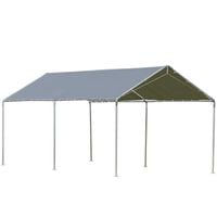 3m X 6m Heavy Duty Carport Garage Car Shelter Galvanized Steel Open Tent84C-159GY