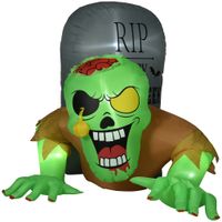 5FT Halloween Inflatables Ghost Tombstone, Outdoor Decorations for Garden