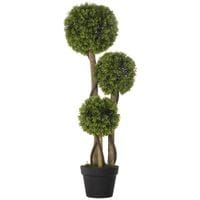 Artificial Plants, 90cm Boxwood Ball Topiary Trees for Indoor Outdoor Decor