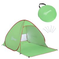 Pop Up Tent Beach Fishing Camping UV Protection Patio Sun Shade Shelter Green