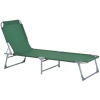 Portable Folding Camping Bed Lounger Army Outdoor Sleeping Hiking Travel AdjustaA20-028GN