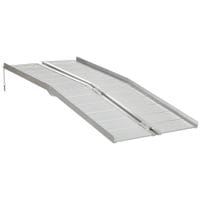 183 X 72 cm Folding Wheelchair Ramp Aluminum Medical Mobility Threshold