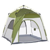 Automatic Camping Tent Travel Beach Tent Backpack Dome Shelter 4 PersonA20-054GN