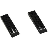 Pair of Low Entrance Car Curb Ramps Anti-Slip 3 Toner Capacity Garage Workshop