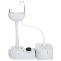 24L Portable Hand Wash Basin Camping Travel Water Tank Stand Foot for Outdoor