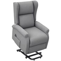 Riser and Recliner Chair Electric Reclining Chair with Remote Control Grey