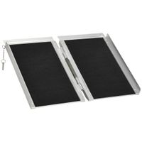 Duo Wheelchair Ramp Pushchair Mobility Assistance Folding W/Carry Handle