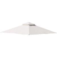 3x3 (M) Replacement Gazebo Canopy Double Tiered Roof Top for Patio Outdoor