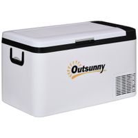 12v Portable Car Refrigerator w/Inner LED Light for Campervan RV Boat TravelC00-038V71GY