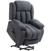 Riser Recliner Chairs for The Elderly Heavy Duty Lift Chair with Remote Dark Grey