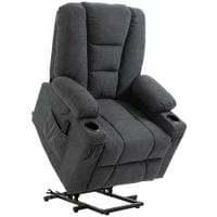 Riser Recliner Chairs for The Elderly, Lift Chair with Cup Holder, Remote, Grey