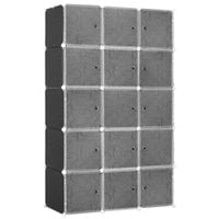 Cube DIY Wardrobe Portable Interlocking Plastic Modular Closet Organiser Cabinet
