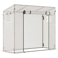 200x76x168cm Walk-in Garden Greenhouse Tomato Plant House Durable Frame845-144V01WT