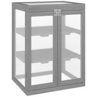 Mini Wood Greenhouse Cold Frame Garden Flower Planting Box Growhouse 3 Types845-136GY