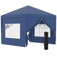 New Garden Heavy Duty Pop Up Gazebo Marquee Party Tent Wedding Canopy, Blue