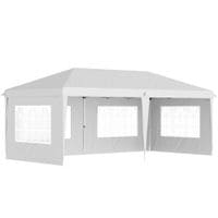 3 X 6m Heavy Duty Gazebo Marquee Party Tent with Storage Bag84C-431V00WT