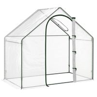 Outdoor Garden Portable PVC Greenhouse Growing Plants Flowers 1.8 X 1 X1.68 M