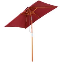 2m X 1.5m Patio Umbrella Market Parasol Outdoor Sunshade w/Tilt Mechanism84D-017WR