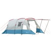 6-8 Person Tunnel Tent, Two-room Camping Tent with Carry BagA20-299V00LB