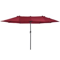 4.6M Garden Parasol Double-Sided Sun Umbrella Shelter for Outdoor Patio Market84D-031V01WR