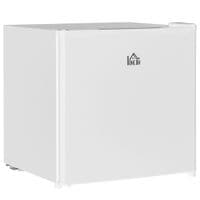 46L Table Top Fridge Mini Fridge with Chiller Box Reversible Door Cream