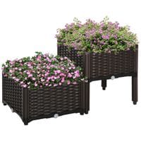 Garden Raised Flower Elevated Bed Lightweight Vegetable Herb Plant Stand845-290V01