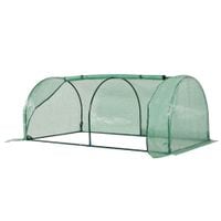 Tunnel Greenhouse Green Grow House Steel Frame Garden Outdoor 200 X 100 X 80cm845-305V01