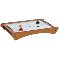 Air Hockey Table Wooden Party Toy, Children and Adults, W/Electric Fan
