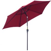 Patio Umbrella Parasol Sun Shade Garden Outdoor 9FT 2.7M Shelter Tilt Crank84D-032WR