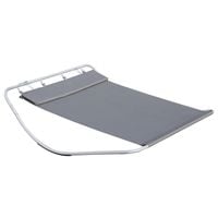 Double Garden Patio Relaxing Day Bed Outdoor Sun Lounger Hammock Grey