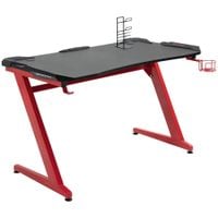 Gaming Computer Desk with Cup Holder Headphone Hook Gamepad Holder Home Office836-309