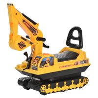 Ride on Excavator Toy Tractors Digger Movable Walker Construction Truck 3 Years