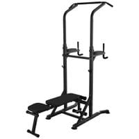 Power Tower Weight Bench Dip Stands Multi-Function Pull-Ups Home Gym Fitness