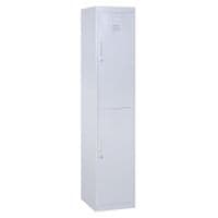 1.8m Locker Office Cabinet Storage Cold Rolled Steel w/Storage Shelves Grey
