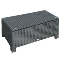 Outdoor Rattan Garden Patio Wicker Weave Furniture Table Sofa Chair Black New01-0722