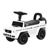 Benz G350 Licensed Push Handle Sliding Car w/Horn No Power Under Seat Storage370-163WT
