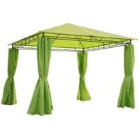 3m X 3m Metal Gazebo Marquee Outdoor Garden Party Tent Canopy Shelter Pavilion